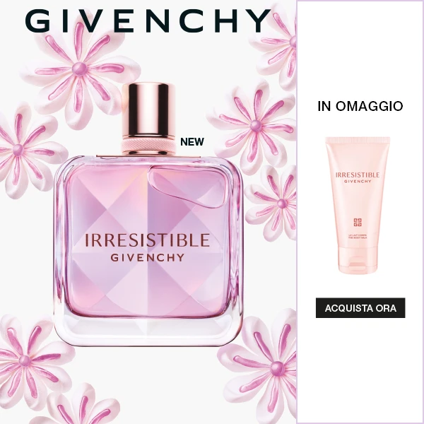 In regalo la lozione corpo Irresistible